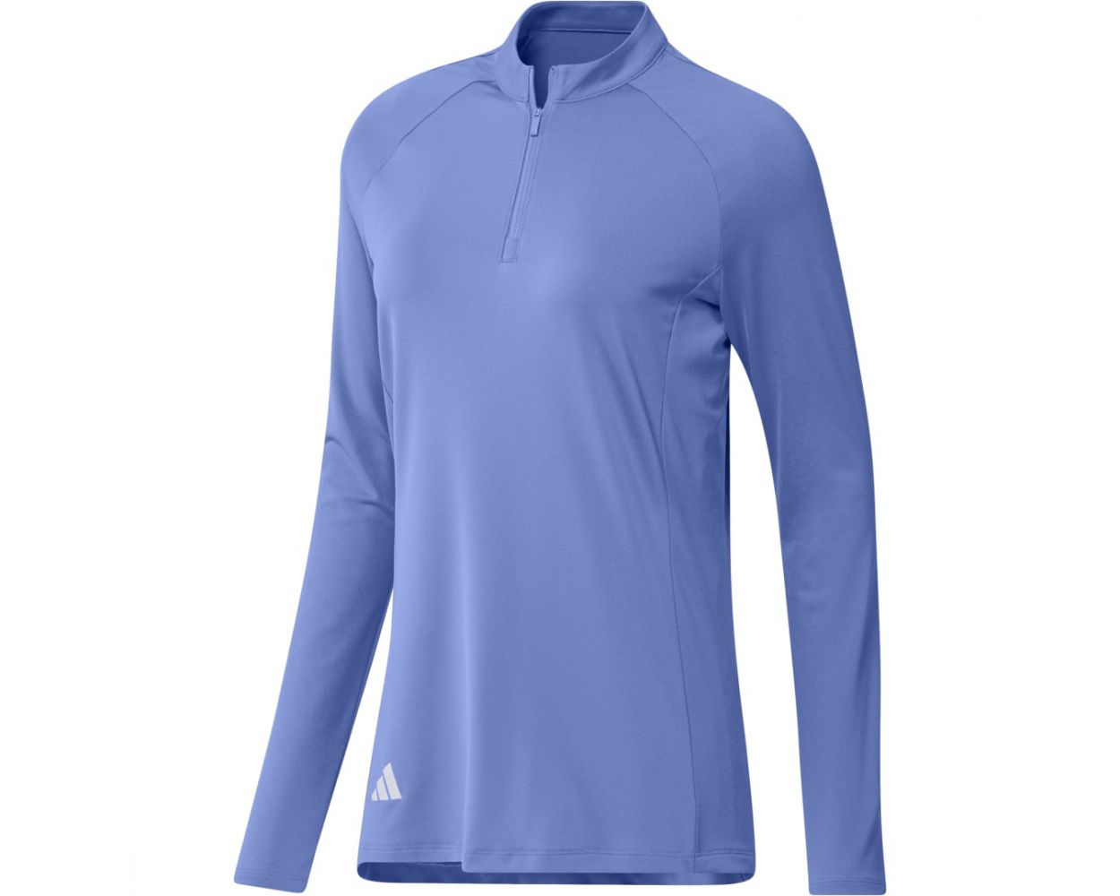 Adidas Women's 2023 Ultimate365 Solid 1/4 Zip Mock Pullover - Blue Fusion