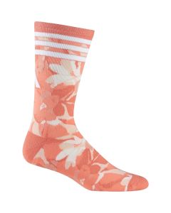 Adidas Men's 2023 Printed Crew Sock - Coral