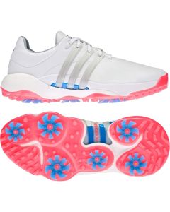 Adidas Women's 2022 Tour360 Infinity Golf Shoe - White/Turbo