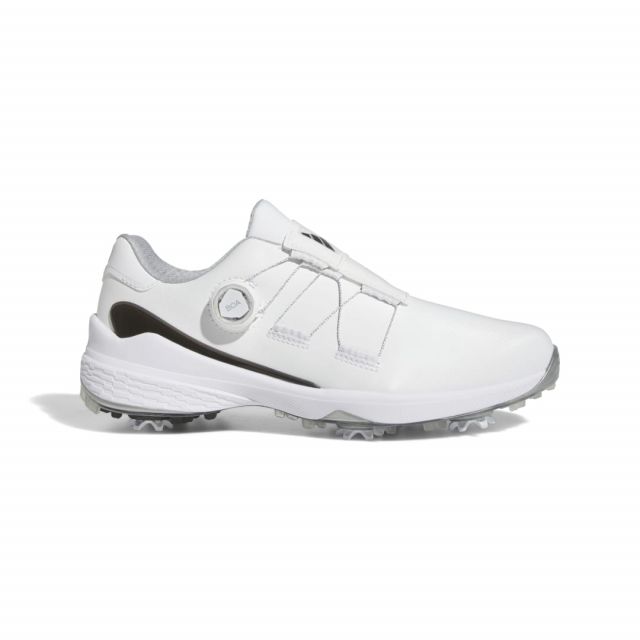 Adidas Men's 2023 ZG23 BOA Golf Shoe - White/Silver