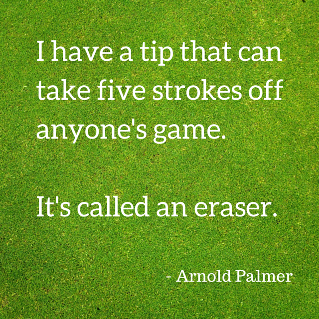 Arnold Palmer Eraser